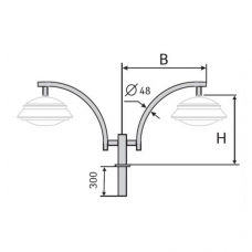 К45-1,0-1,0-1-1 кронштейн однорожковый
