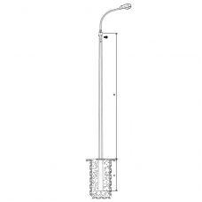 Опора МКС-8Ф-0,7